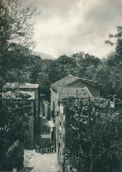 Enge Straße, Capri, Italien, 1927 von Eugen Poppel