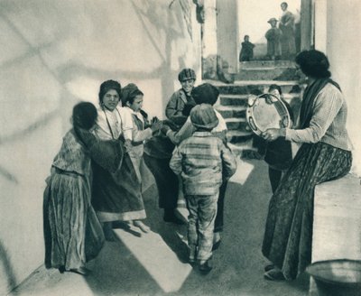 Tarantella, Capri, Italien, 1927 von Eugen Poppel