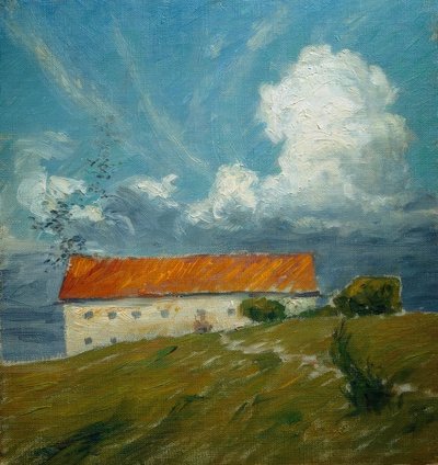 Det gamla slottet, Skiss von Eugen Prinz von Schweden
