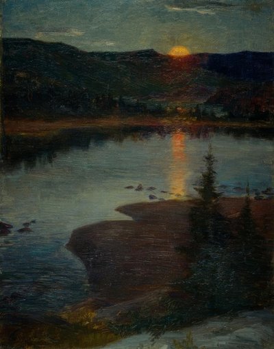 Sonnenaufgang in Valdres von Eugen Prinz von Schweden