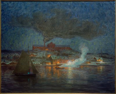 Ölfabrik in Rökar von Eugen Prinz von Schweden