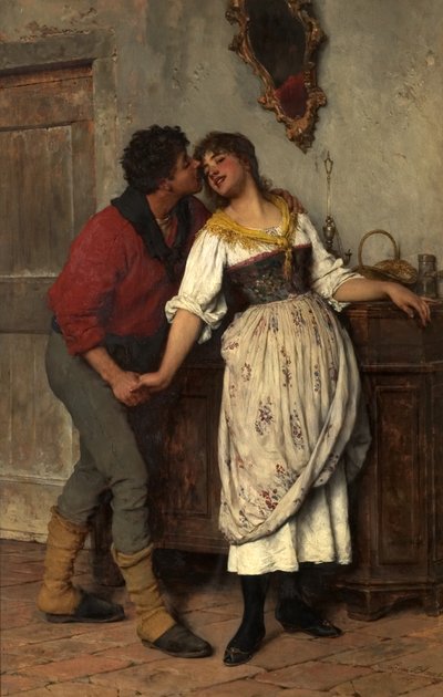 Akzeptiert, 1887 von Eugen von Blaas
