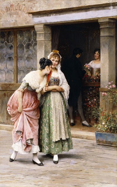 Der Sonntagsstrauß, 1893 von Eugen von Blaas