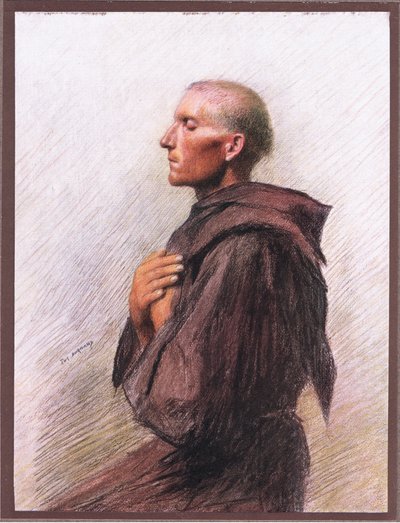 Bruder Burnard von Quintavelle von Eugene Burnand