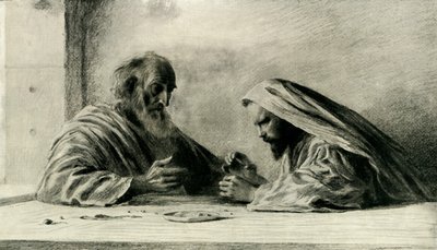 Die Perle von großem Wert von Eugene Burnand