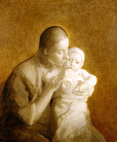 Mutter und Kind von Eugène Carrière