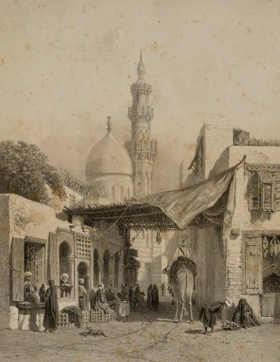 Moschee von Aboulala in Boulaq von Eugene Ciceri