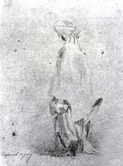 Frau in Laghouat, Algerien von Eugène Fromentin