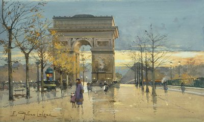 Arc de Triomphe von Eugene Galien Laloue