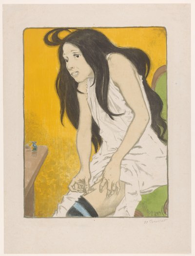 Morphinsüchtige Frau von Eugene Grasset