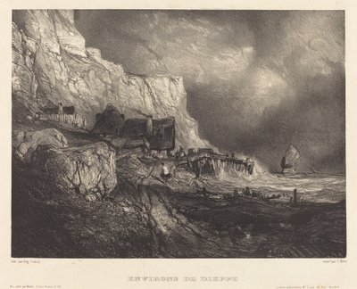 Umgebung von Dieppe von Eugene Isabey