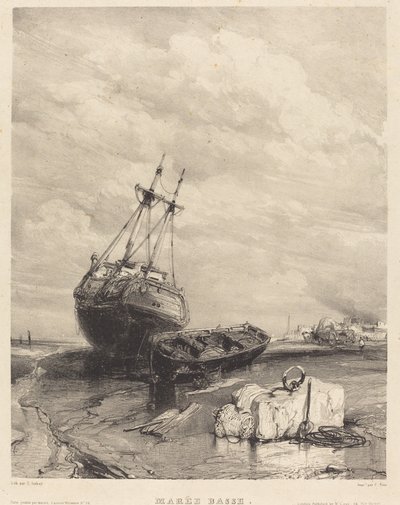 Marée Basse von Eugene Isabey