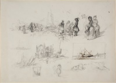 Studien am Meer von Eugene Isabey