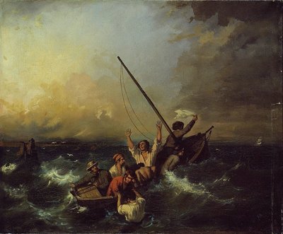 Schiffswrack, 19. Jahrhundert von Eugene Isabey