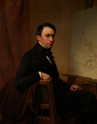 Selbstporträt von Eugene Joseph Verboeckhoven