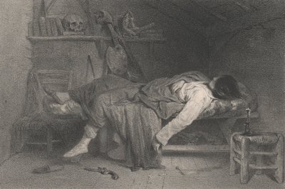 Der Selbstmord, 1846 von Eugene Leroux