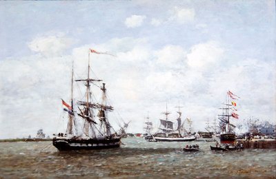 Antwerpen, Der Hafen von Eugene Louis Boudin