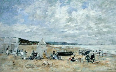 Strandszene von Eugene Louis Boudin