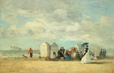 Strandszene von Eugene Louis Boudin