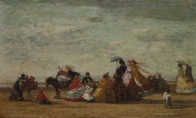 Strandszene, ca. 1865-1867 von Eugene Louis Boudin
