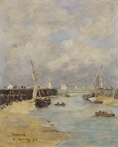 Ebbe in Trouville, 1895 von Eugene Louis Boudin