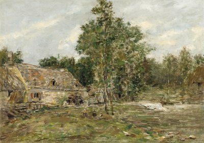 Saint-Cenery, die Mühle, um 1890-92 von Eugene Louis Boudin