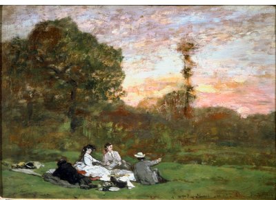 Das Frühstück im Grünen von Eugene Louis Boudin