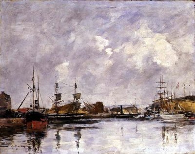 Der Hafen von Dünkirchen von Eugene Louis Boudin