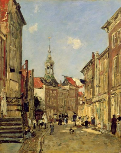 Die Rue de Dordrecht von Eugene Louis Boudin