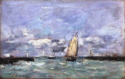 Trouville, ca. 1885-90 von Eugene Louis Boudin