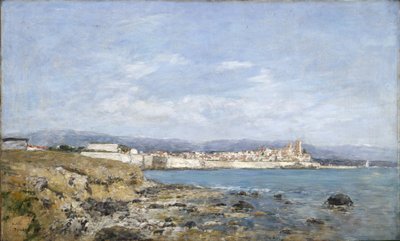 Blick auf Antibes, 1893 von Eugene Louis Boudin