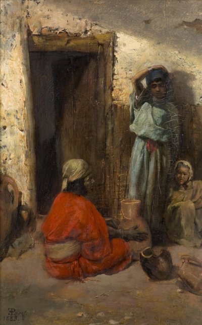 Eine arabische Straße von Eugene Pavy