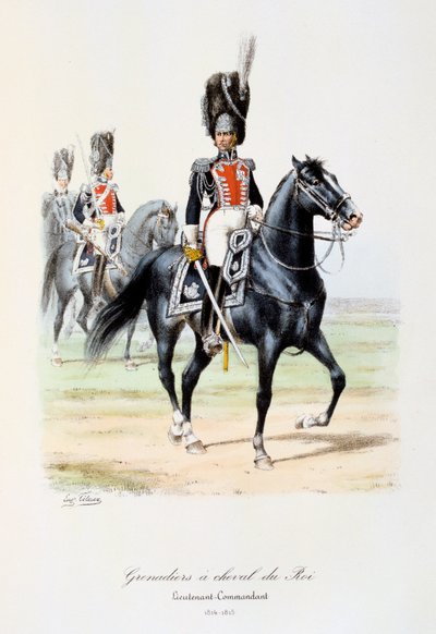 Grenadiers à Cheval du Roi, Lieutenant-Commandant, 1814-15 von Eugene Titeux