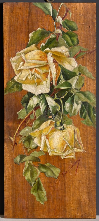 Gelbe Rosen von Eugenio De Giacomi