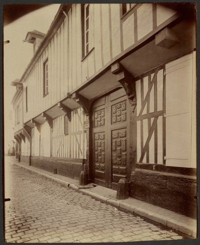 Beauvais, Haus, 27 Rue Pantaléon von Eugène Atget