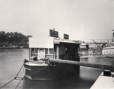 Boot auf der Seine von Eugène Atget