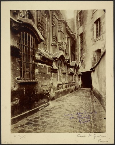 [Hof Saint Gervais et Protais] von Eugène Atget