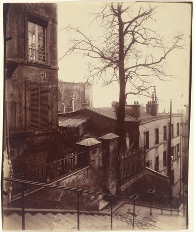 Treppe, Montmartre von Eugène Atget