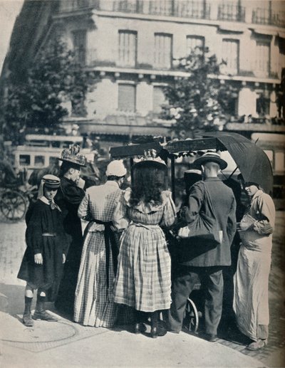 Straßenszene, um 1877-1927, 1929 von Eugène Atget