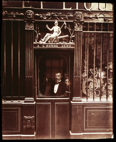 Studie eines Pariser Cafés von Eugène Atget