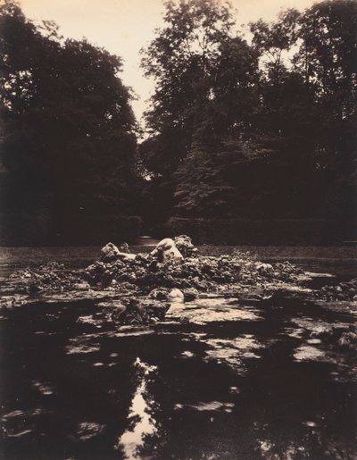 Versailles, Brunnen des Enceladus von Eugène Atget