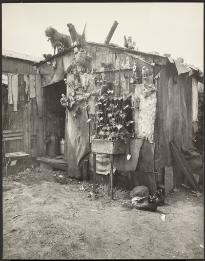 Villa eines Lumpensammlers von Eugène Atget
