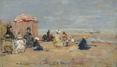 Am Strand von Eugène Boudin