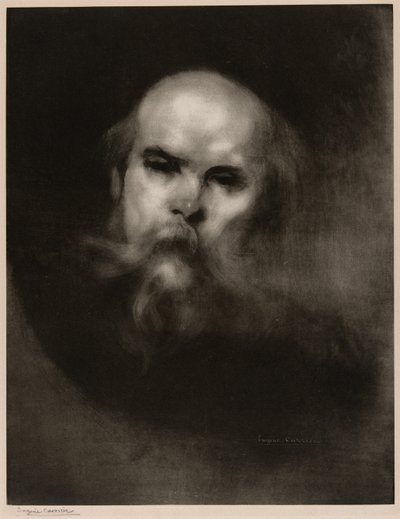 Porträt von Paul Verlaine von Eugène Carrière