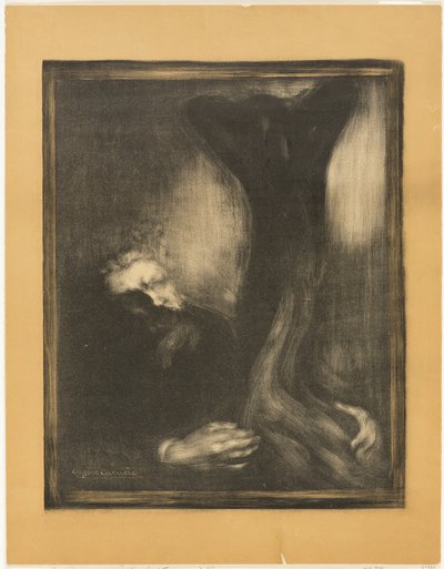 Rodin beim Bildhauen von Eugène Carrière