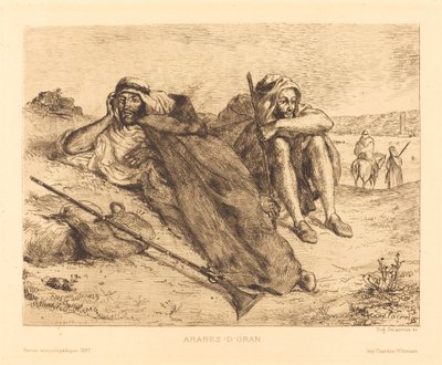 Araber von Oran von Eugène Delacroix