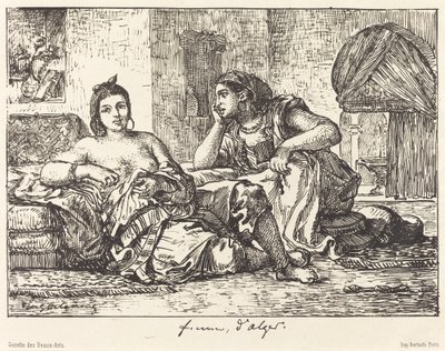 Frauen von Algier, 1833 von Eugène Delacroix