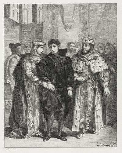 Hamlet von Eugène Delacroix