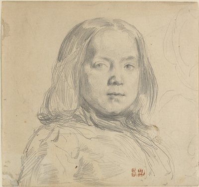 Porträt eines Kindes von Eugène Delacroix