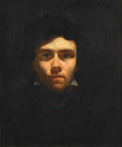 Selbstporträt, ca. 1816 von Eugène Delacroix